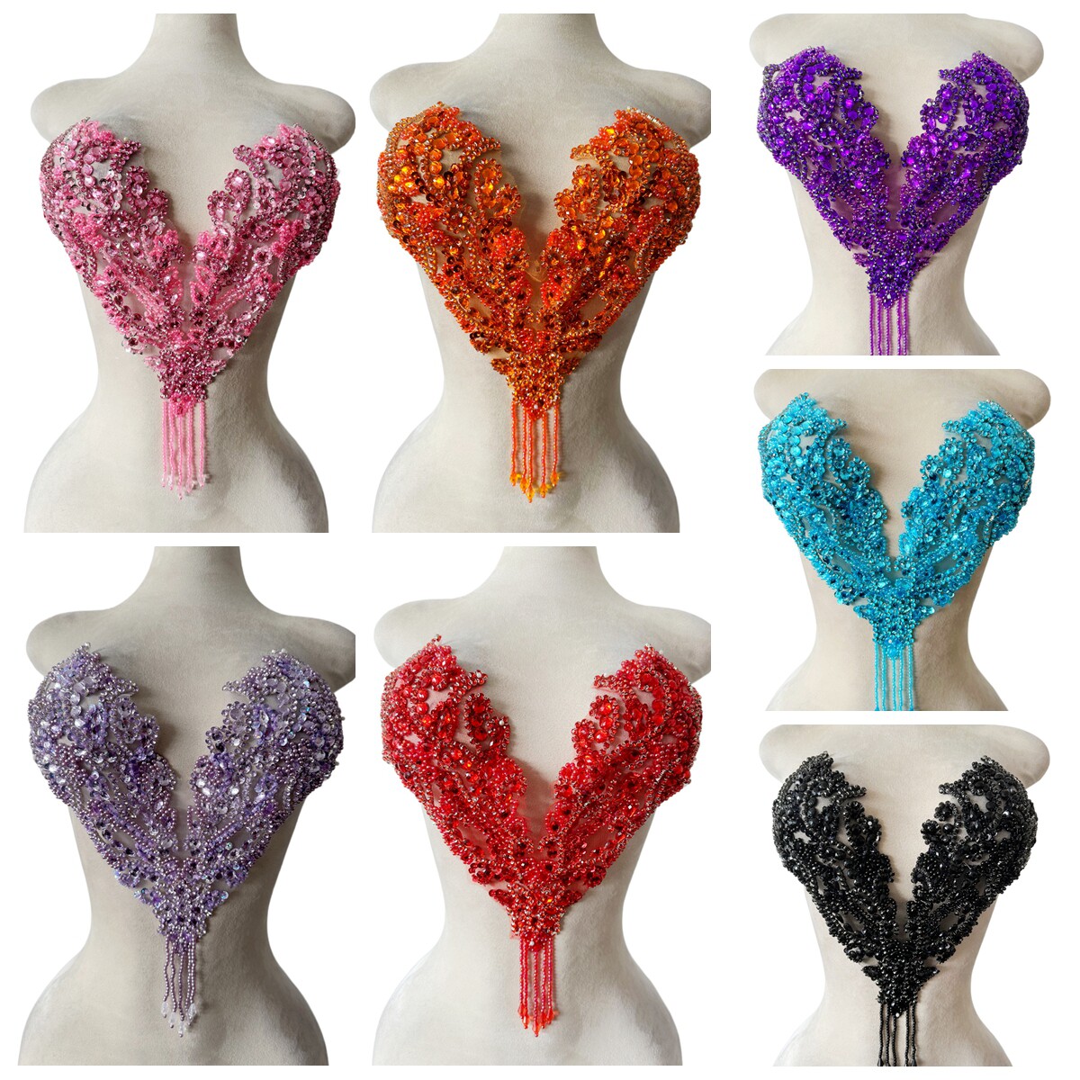 Sew On Rhinestone - Ręcznie szyte, zdobione koralikami i cyrkoniami