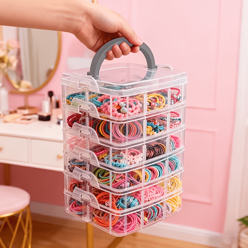 Craft Embellishment Storage - 5-warstwowy przezroczysty pojemnik do przechowywania z