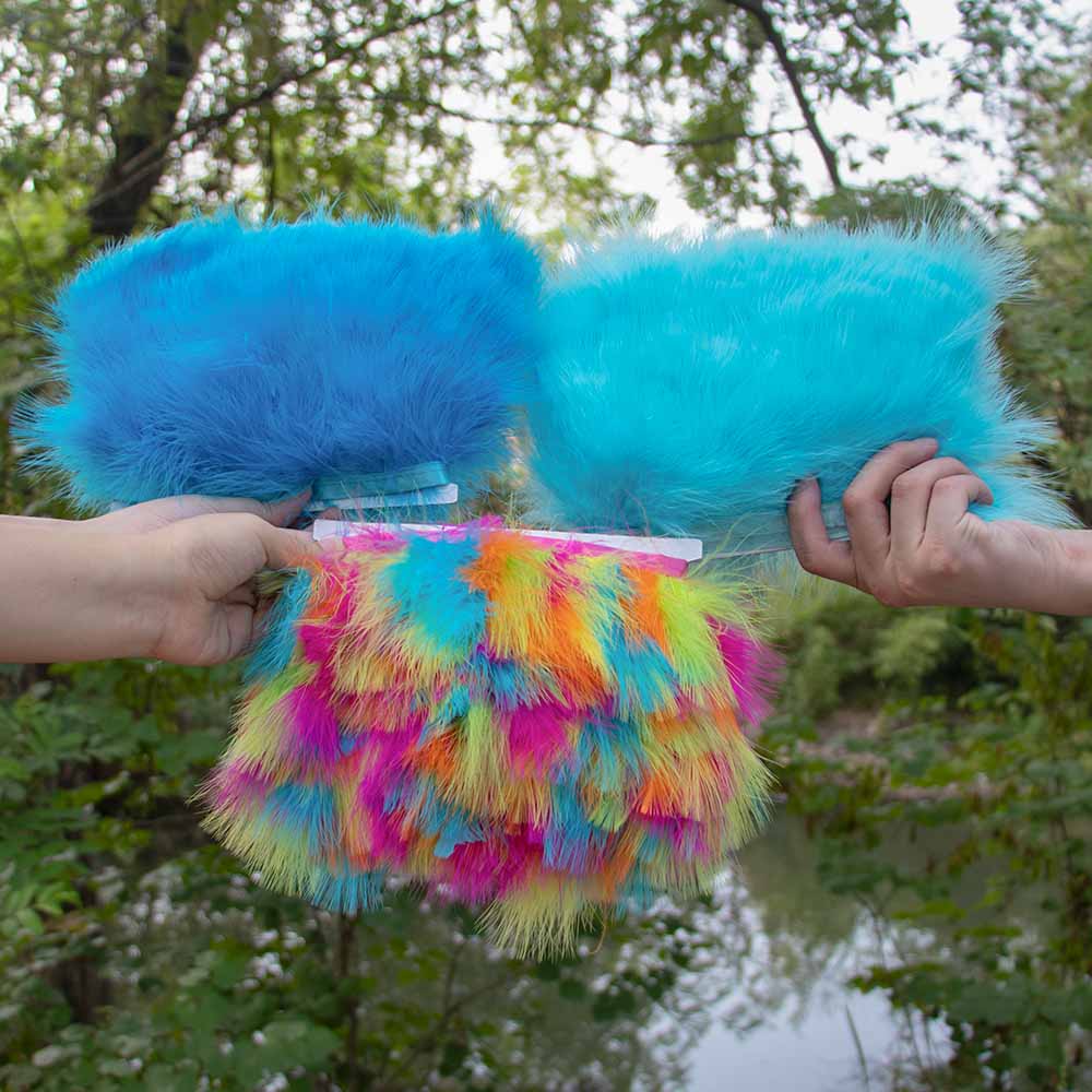 Feather Trim Marabou - 1 metr/partia piór marabuta z indyka