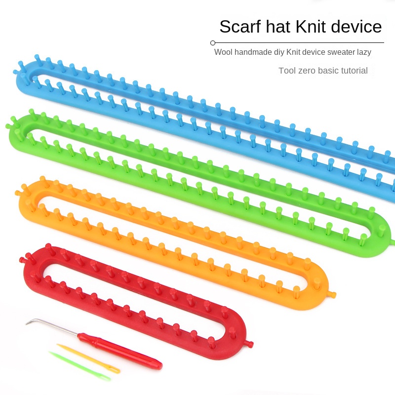 Pom Pom Maker Tool - Zestaw do tkania na krosno, plastikowy