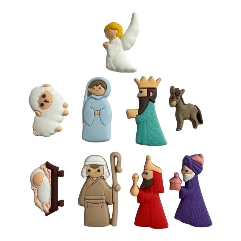 G6KF 9pcs/Set Nativity Scene P – Christmas Craft Embellishment recenzja i cena