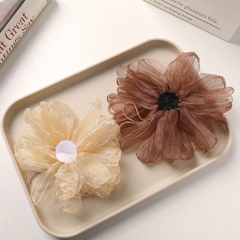 Aplikacja kwiatowa z organzy,  – Applique Patch Flower recenzja i cena