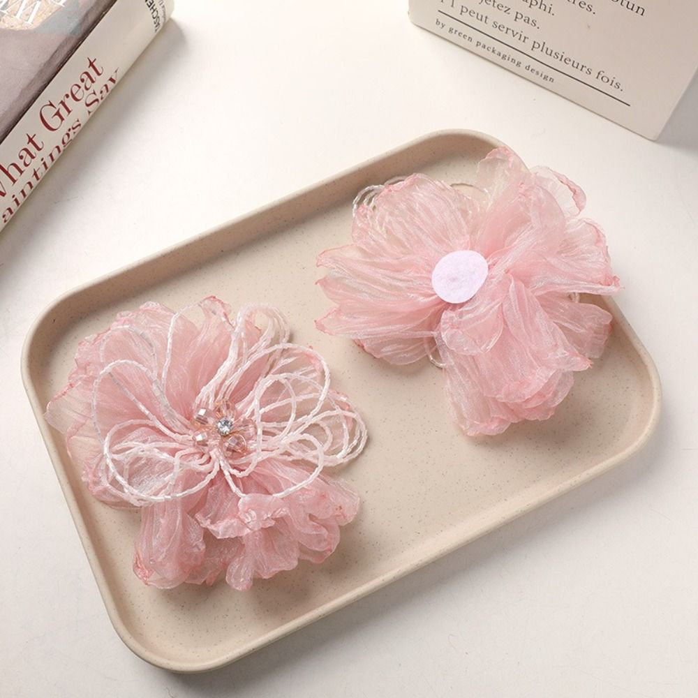 Aplikacja kwiatowa z organzy,  – Applique Patch Flower recenzja i cena