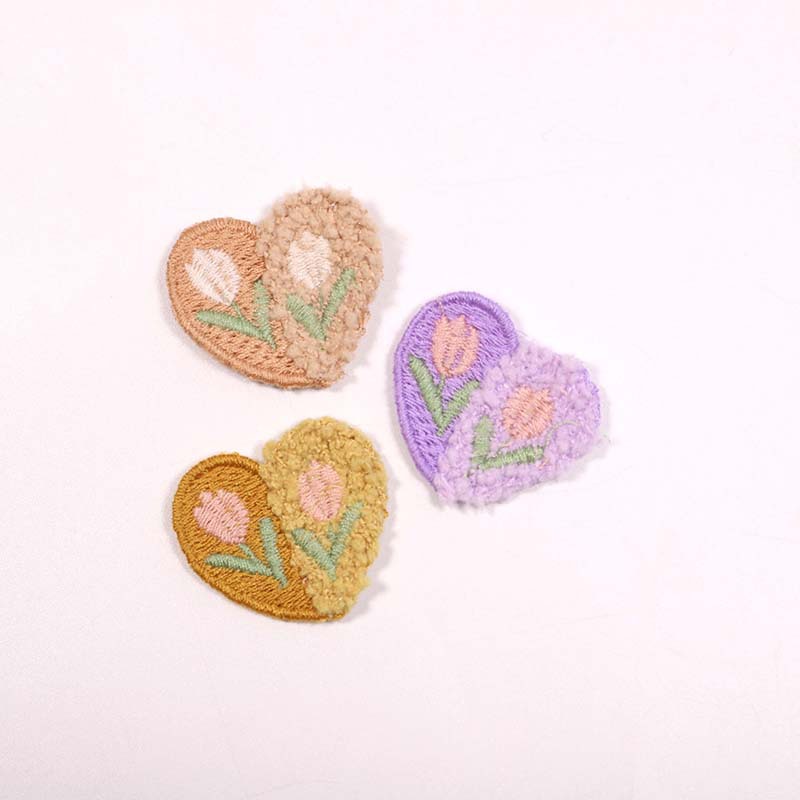 10PCS Wełniana pluszowa aplika – Applique Patch Flower recenzja i cena