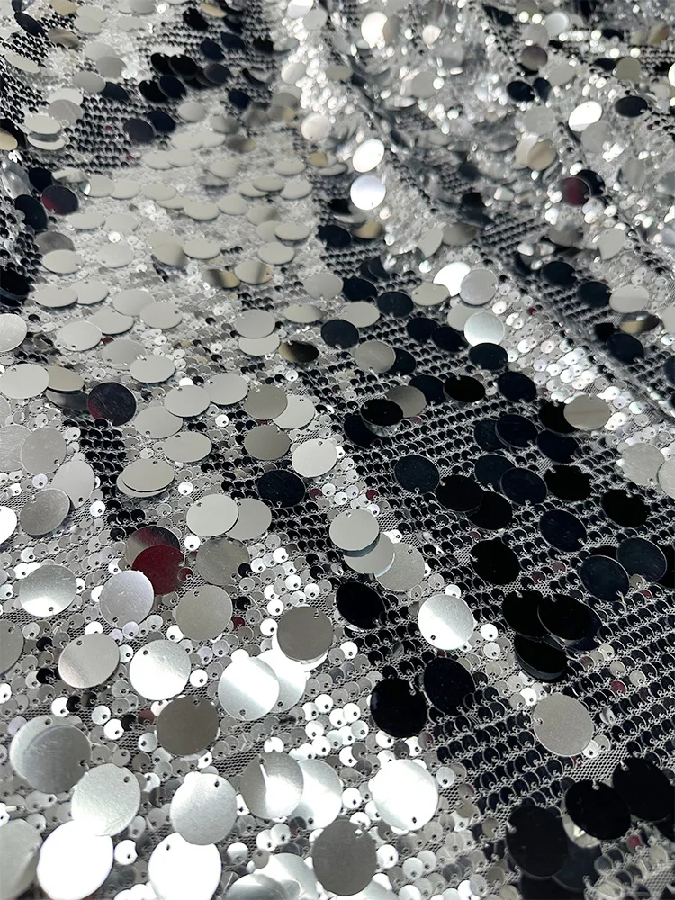 Tkanina cekinowa siateczkowa d – Crystal Mesh Fabric recenzja i cena