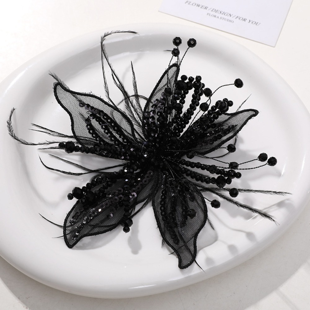 1 szt. Piórkowa Perła 3D Kwiat – Applique Patch Flower recenzja i cena
