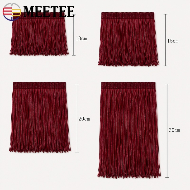 5/10 jardów 10-30cm Czerwone F – Fringe Ribbon Sewing recenzja i cena