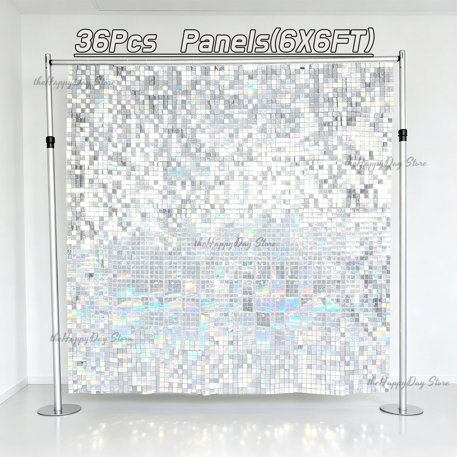 18-3 szt. Paneli do tła z ceki – Sequin Fabric Panel recenzja i cena
