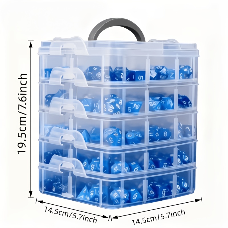 5-warstwowy przezroczysty poje – Craft Embellishment Storage recenzja i cena