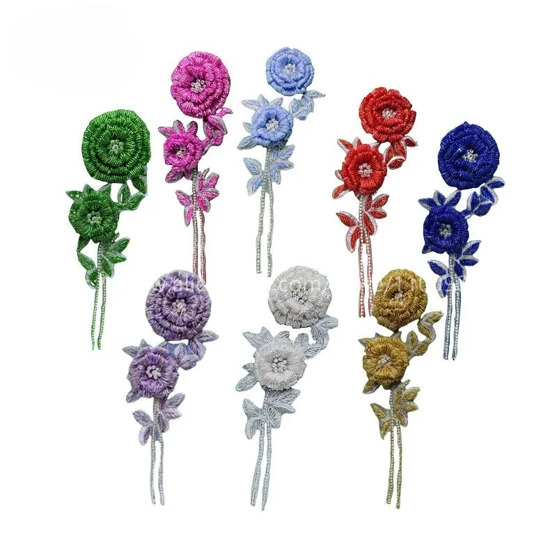 Nowe, wielokolorowe, ręcznie r – Applique Patch Flower recenzja i cena
