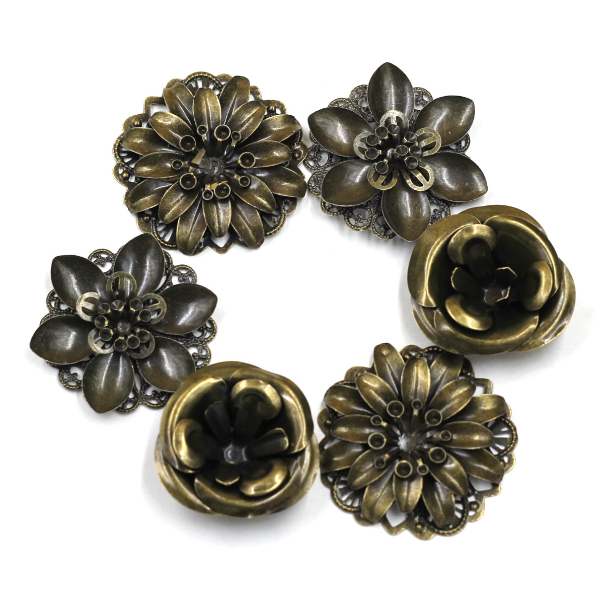 6 szt. Ozdoby połączenie kwiat – Embellishment Crafts recenzja i cena