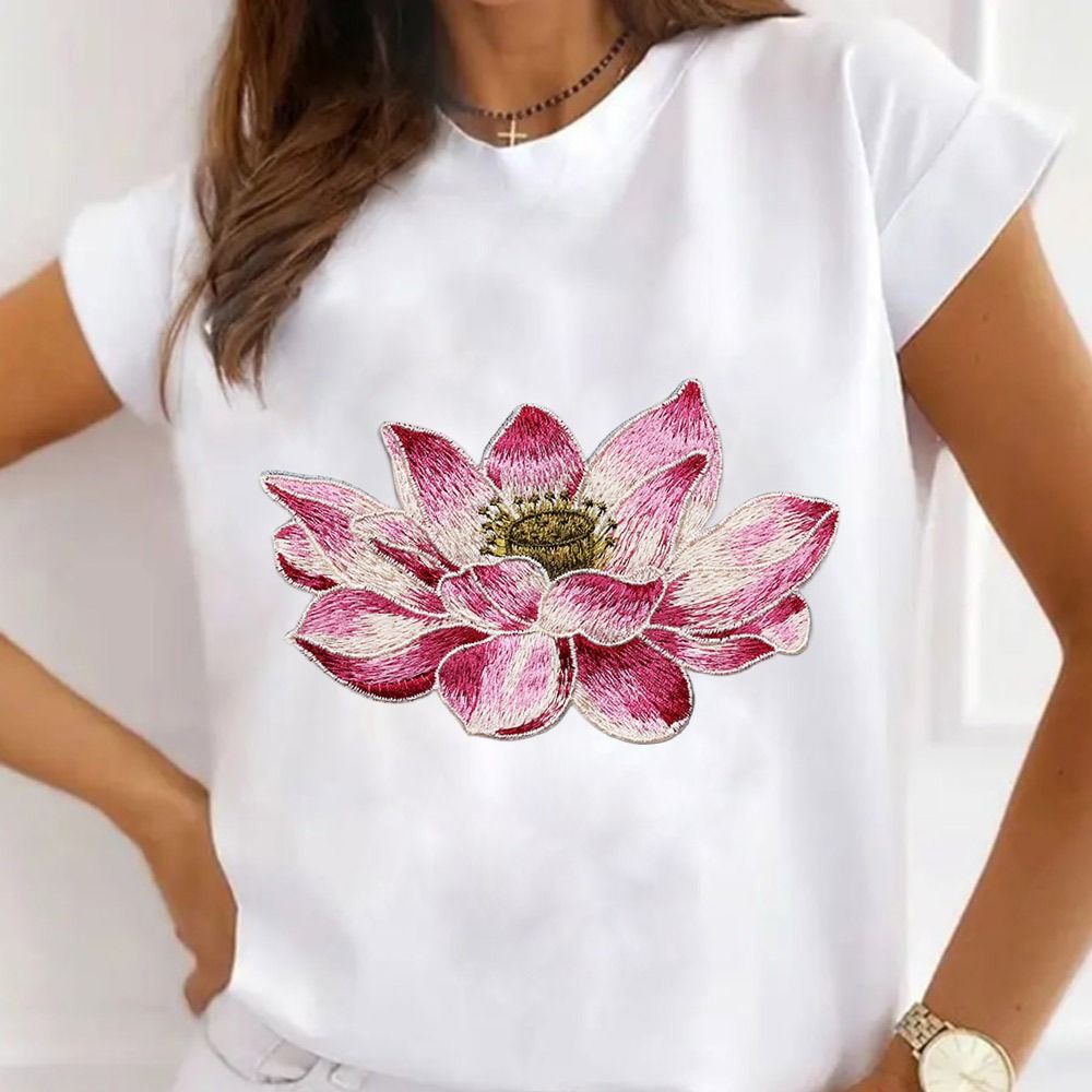 Miękkie kwiatowa łatka lotosu  – Applique Patch Flower recenzja i cena