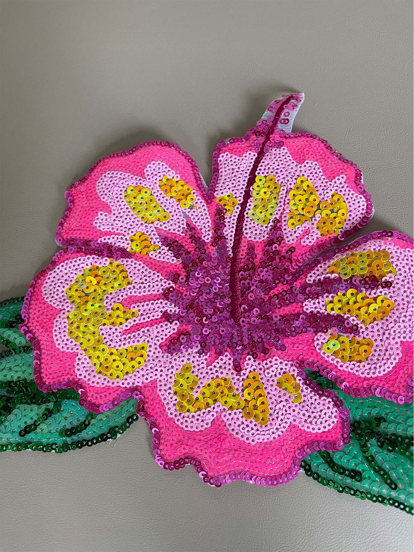 1 sztuka 26CM błyszczące różow – Applique Patch Flower recenzja i cena